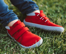 Detské barefoot topánky Be Lenka Play - Red