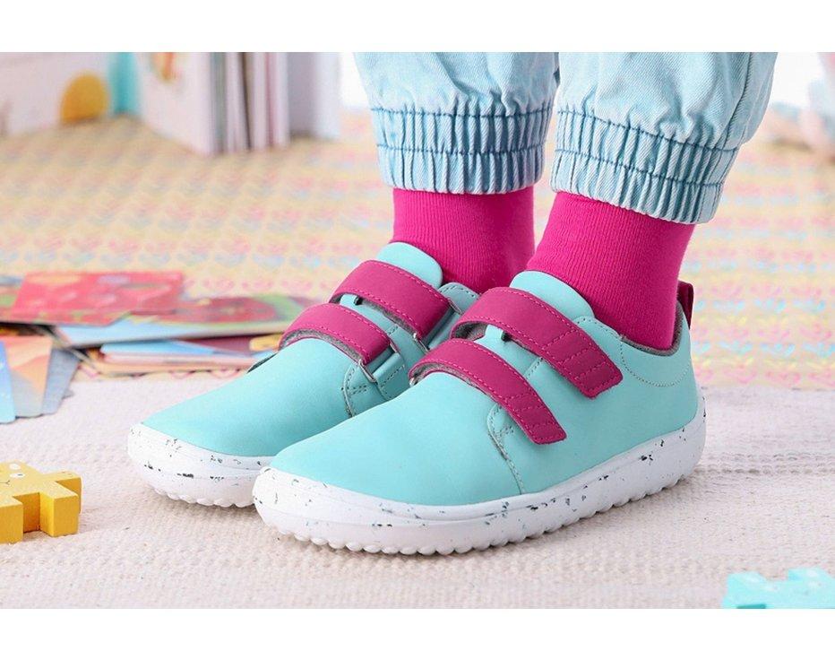 Detské barefoot topánky Be Lenka Jolly - Sky Blue & Pink